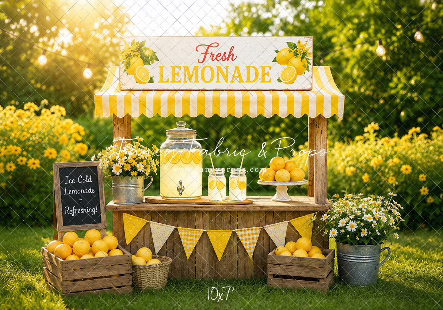 Sunny Days Lemonade Stand - With Sweep Option