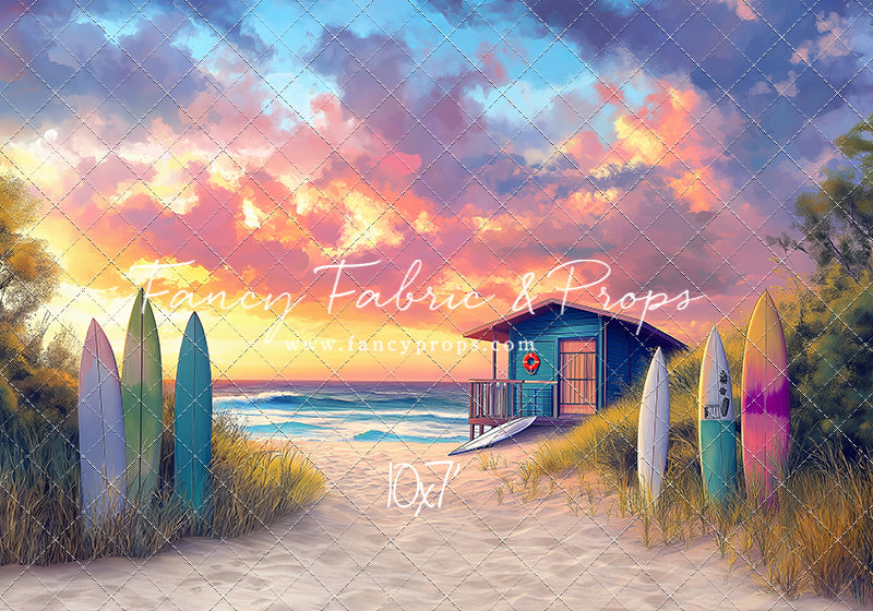 Sunset Surf Shack - With Sweep Option