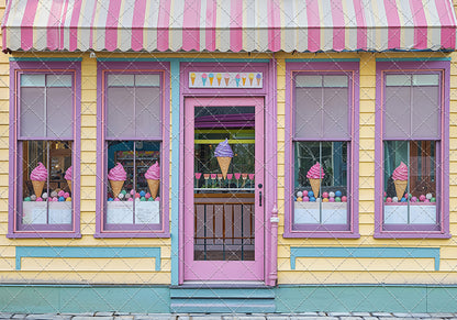 Sweet Summer Ice Cream Shop - With Sweep Option
