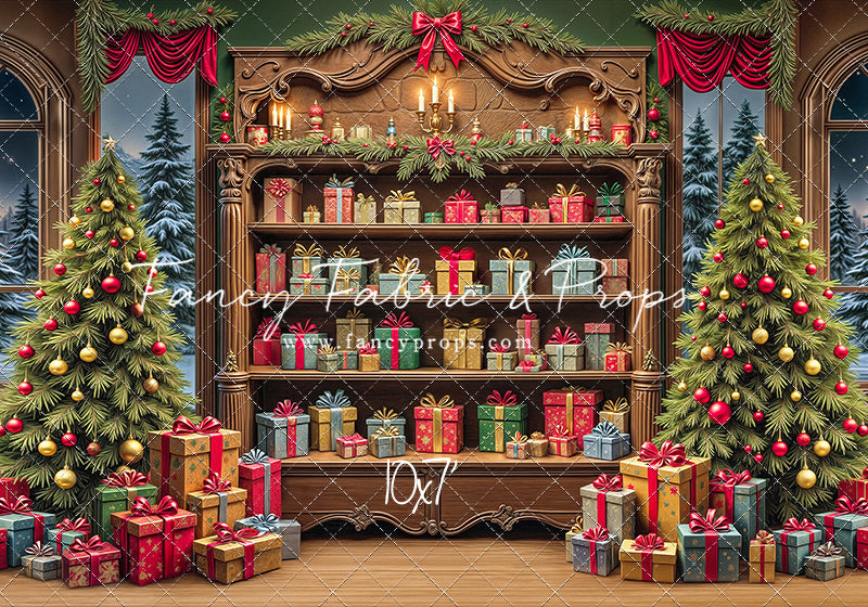 The Christmas Curio Cabinet - with Sweep Option