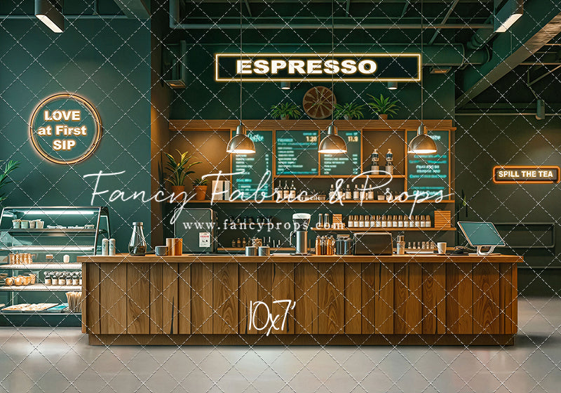 The Coffee Spot - White Floor Version - With Sweep Option