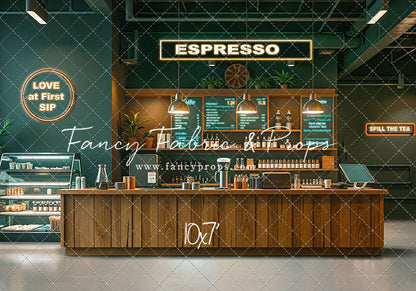 The Coffee Spot - White Floor Version - With Sweep Option