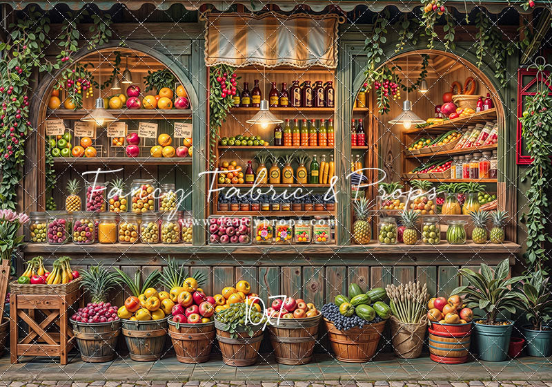 Tropical Fruit Market - With Sweep Option