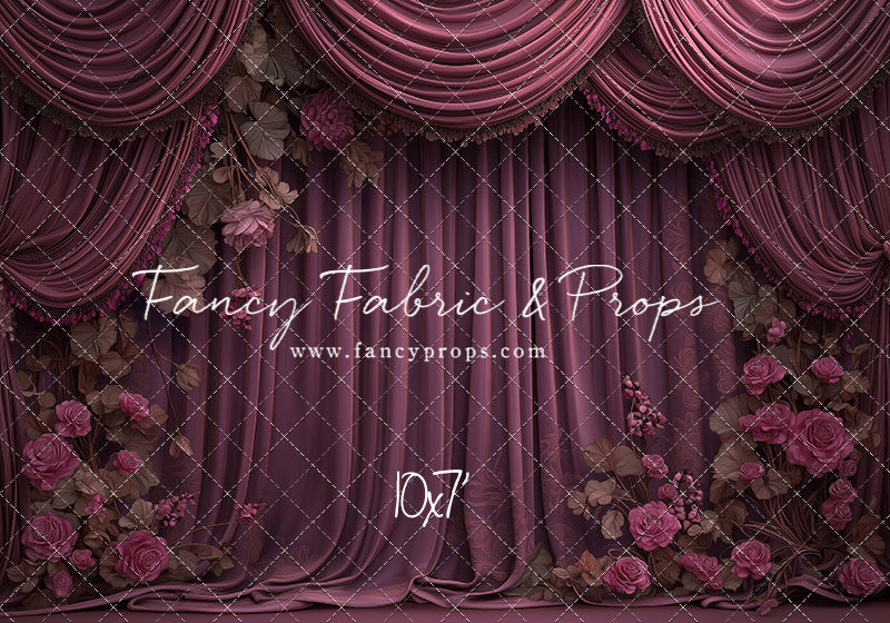 Vintage Plum Romance - With Sweep Option