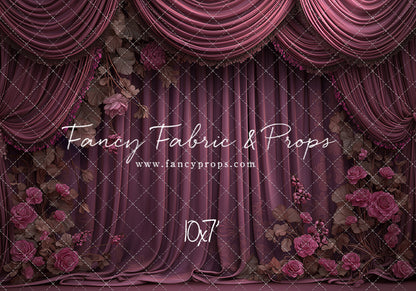 Vintage Plum Romance - With Sweep Option