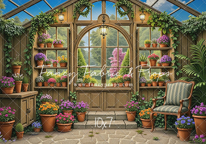 Violet Lavender Greenhouse - With Sweep Option