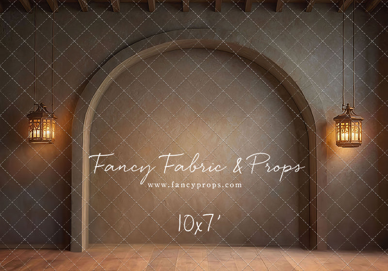 Warm Amber Alcove - With Lights - With Sweep Option