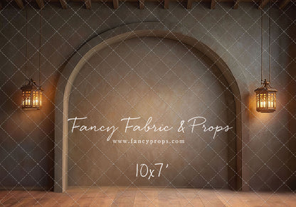 Warm Amber Alcove - With Lights - With Sweep Option