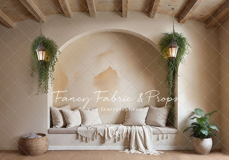 Warm Beige Comforts - Wood Floor - With Sweep Option