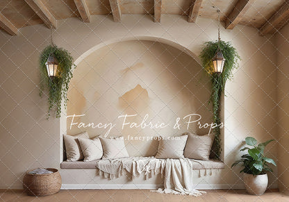 Warm Beige Comforts - Wood Floor - With Sweep Option