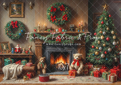 Warm Christmas Corner - With Sweep Option