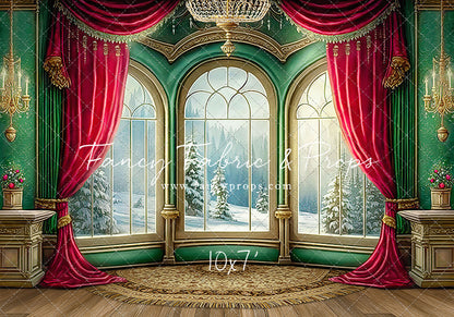 Warm Loving Holiday - Wood Floor Option - with Sweep Option