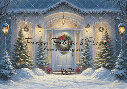 White Christmas Welcome - With Sweep Option