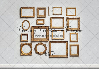 White Frame Wall - White Floor - With Sweep Option