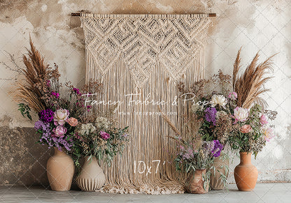 Wildflower Macrame - With Sweep Option