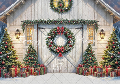 Winter Welcome Barn - with Sweep Option