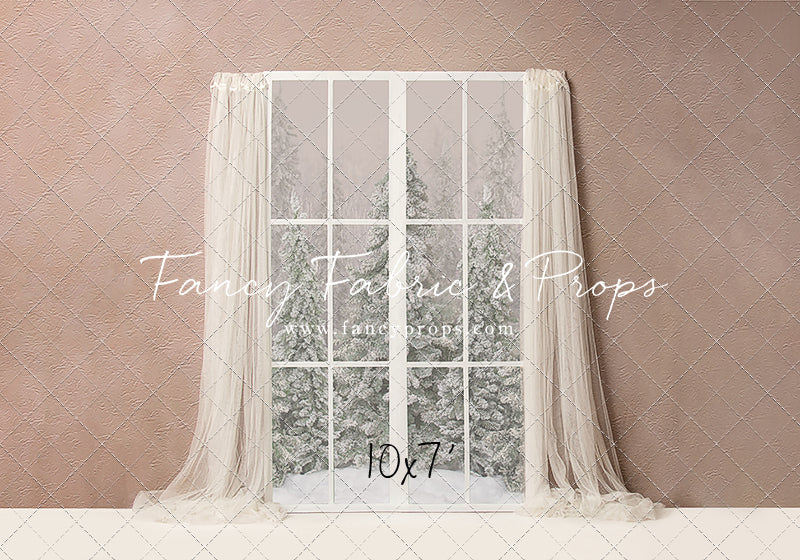 Woodland Winter Window