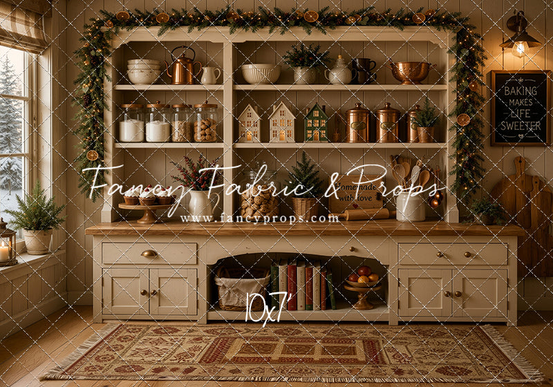Yuletide Baking Shelf - With Sweep Option