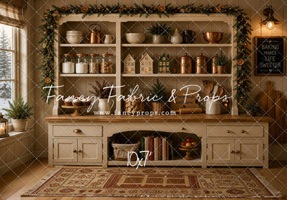 Yuletide Baking Shelf - With Sweep Option
