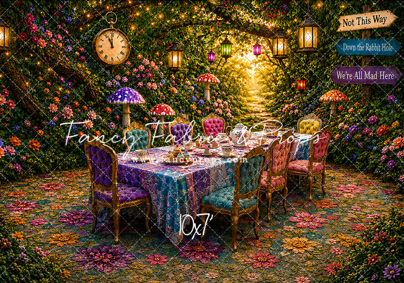 Blooming Garden Tea Party - With Sweep Option