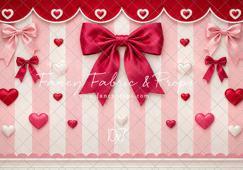 Bow Tied Valentine Wall - With Sweep Option