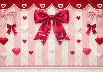 Bow Tied Valentine Wall - With Sweep Option