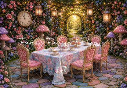Pastel Tea Party - With Sweep Option