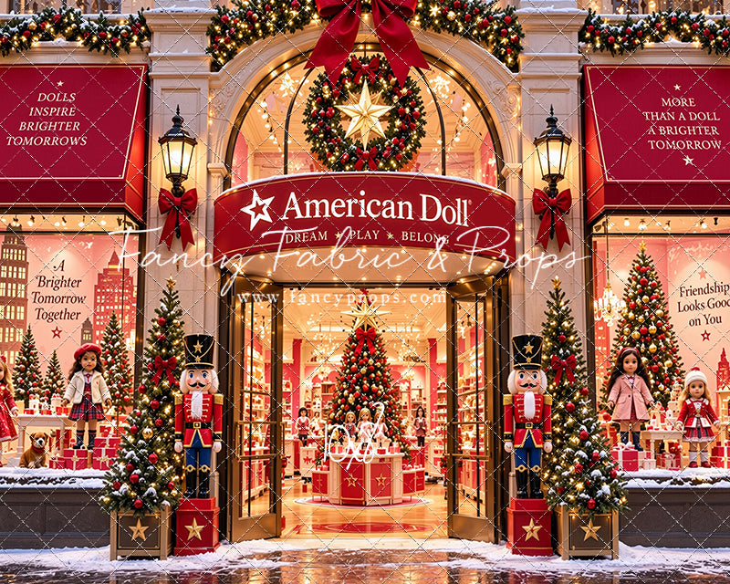 American Doll Holiday - With Sweep Option