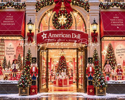 American Doll Holiday - With Sweep Option