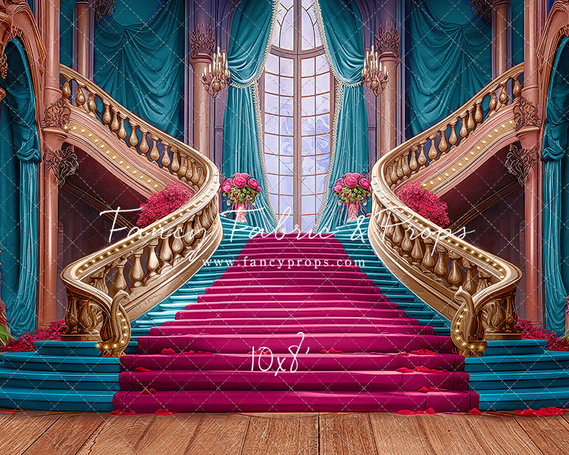 Ballroom Royal Staircase - Cyan - With Sweep Option