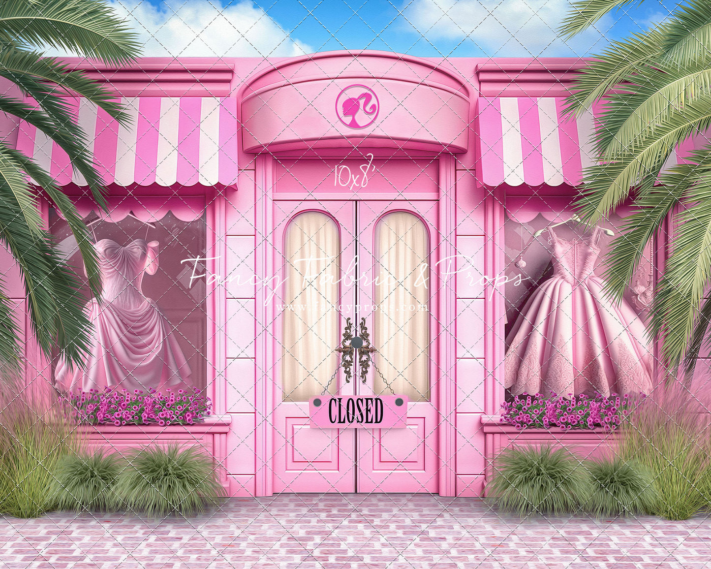 Barbie Boutique - With Pink Brick - With Sweep Option