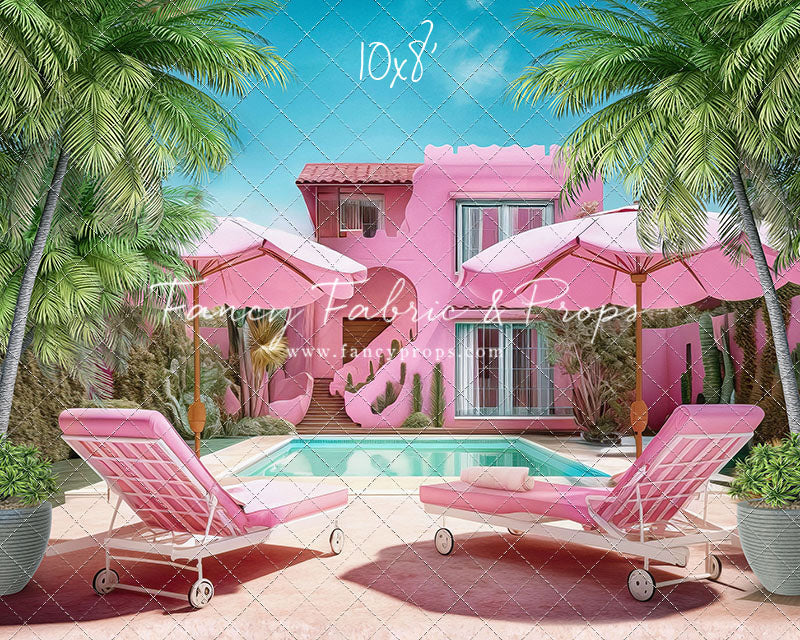 Barbie's Poolside Vacation - Pavement Floor - With Sweep Option