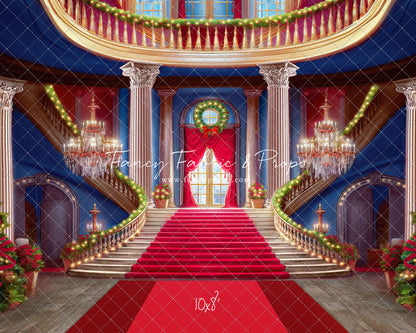 Belle's Royal Staircase -With Lights- Red Carpet - With Sweep Option