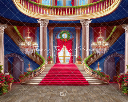 Belle's Royal Staircase -Wood Floor - With Sweep Option