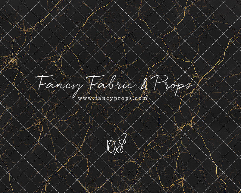 Black & Gold Marble - Floor