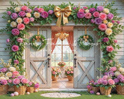 Blooming Bunny Barn - With Sweep Option