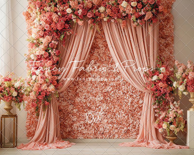 Blooming Flower Wall - With Sweep Option