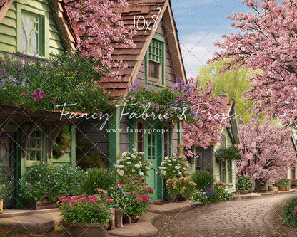 Blossoming Spring Country Road - With Sweep Option