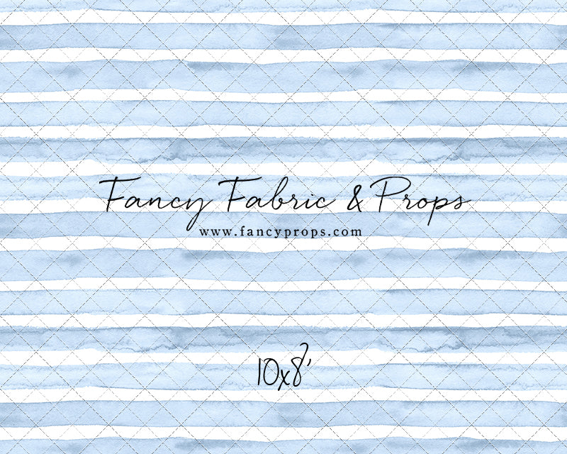 Blue Watercolor Stripes