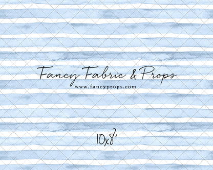 Blue Watercolor Stripes