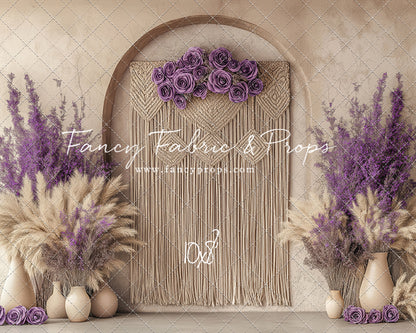 Bohemian Lavender Rose - With Sweep Option