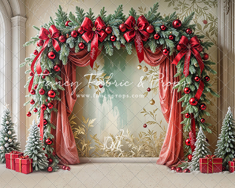 Bowtied Vintage Christmas - with Sweep Option