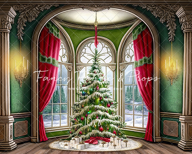 Cathedral Christmas - Wood Floor Option - with Sweep Option