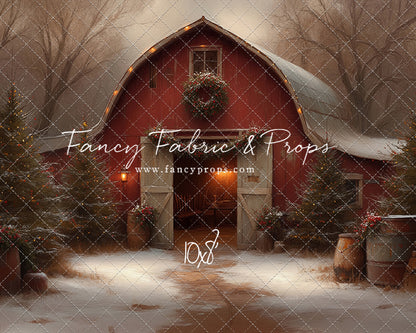 Christmas Barn Glow - with Sweep Option