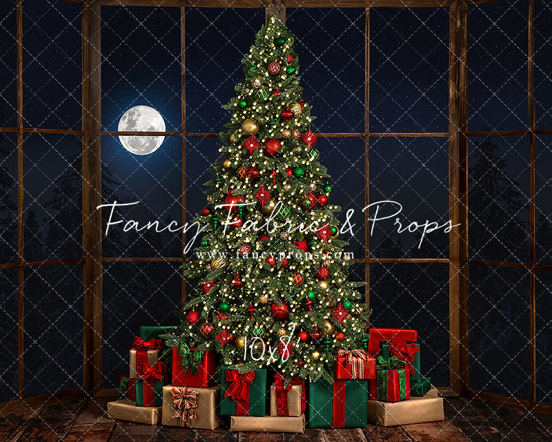 Christmas Bay Window - No Garland