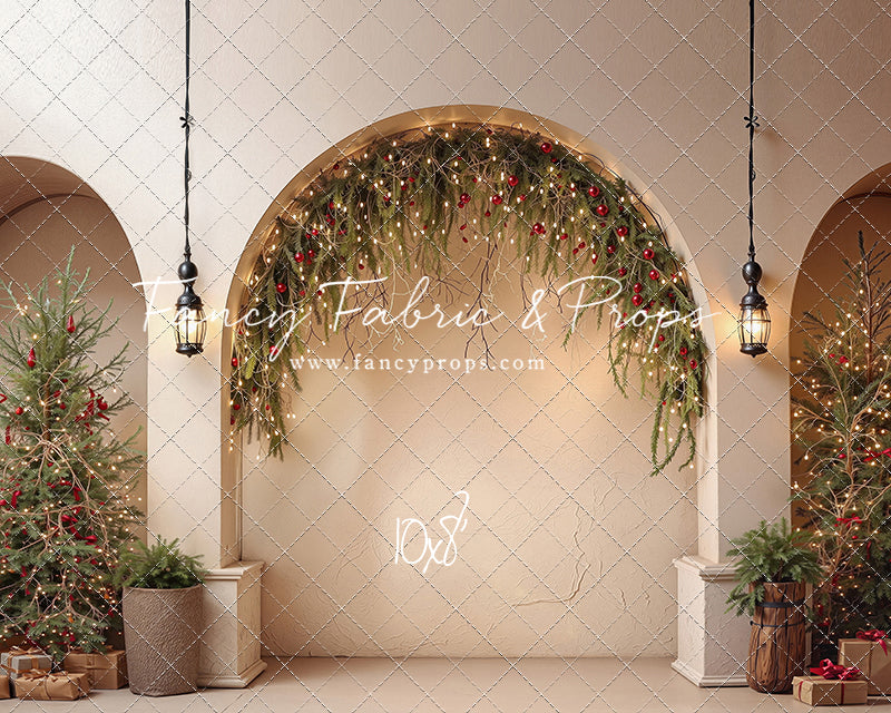 Christmas Courtyard Arch - With Sweep Option