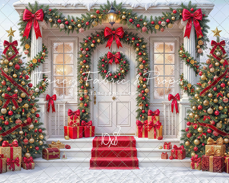 Christmas Front Porch Classic - With Sweep Option