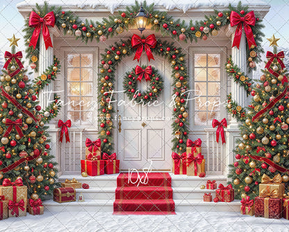 Christmas Front Porch Classic - With Sweep Option