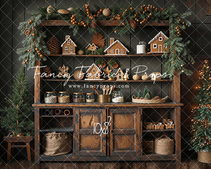 Christmas Kitchen Charm - With Sweep Option