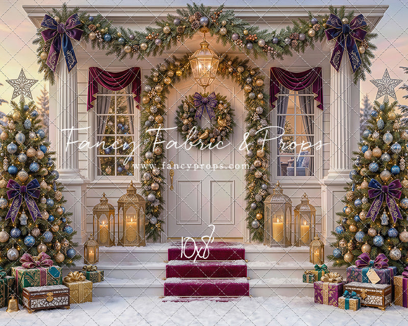 Christmas Plum Home - With Sweep Option